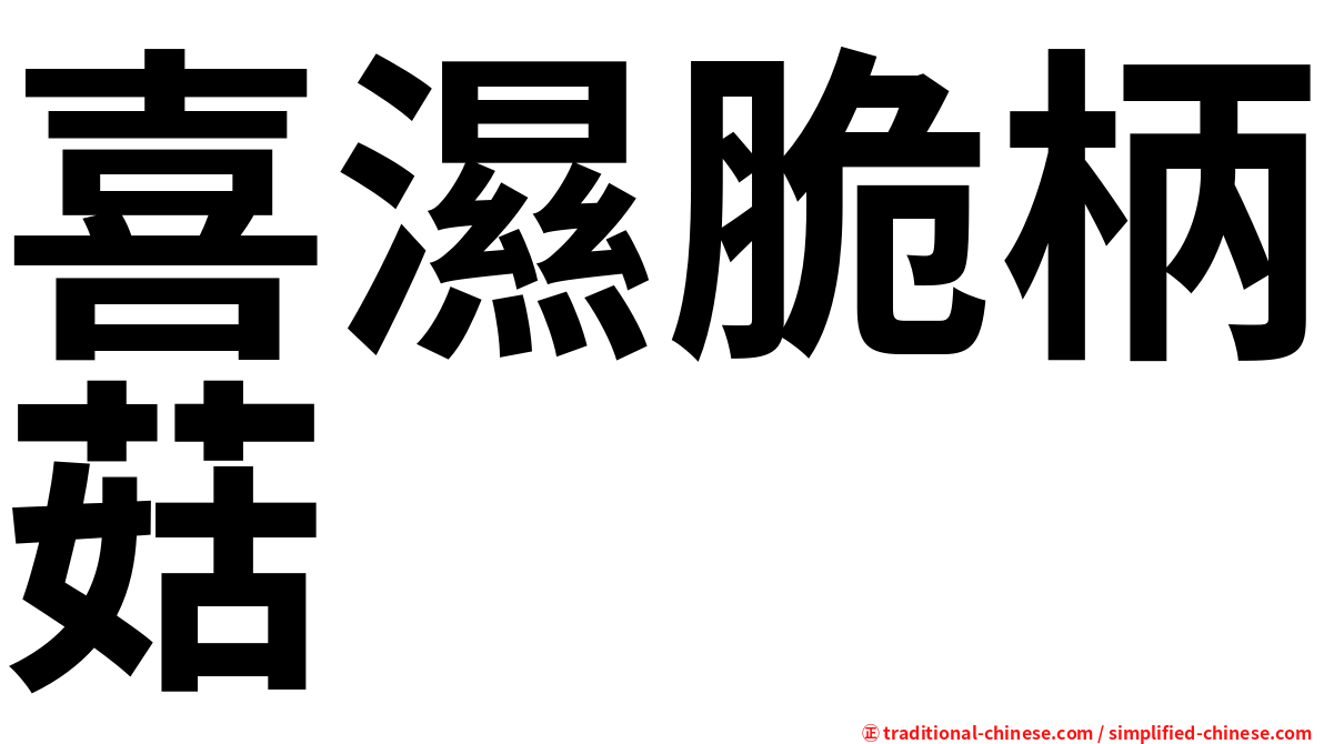 喜濕脆柄菇