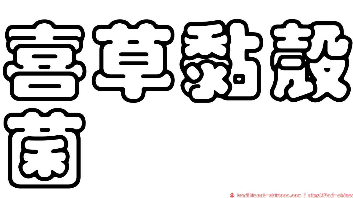 喜草黏殼菌