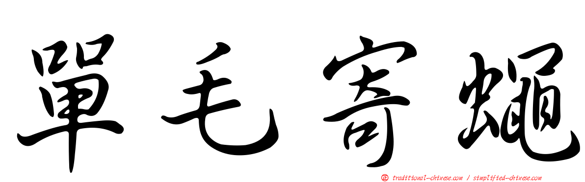 單毛寄蠅