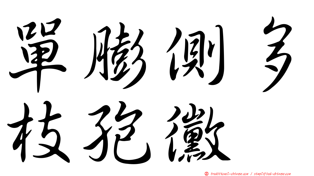 單膨側多枝孢黴