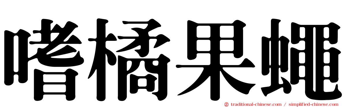 嗜橘果蠅