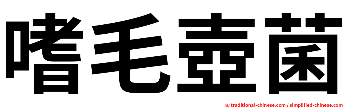 嗜毛壺菌