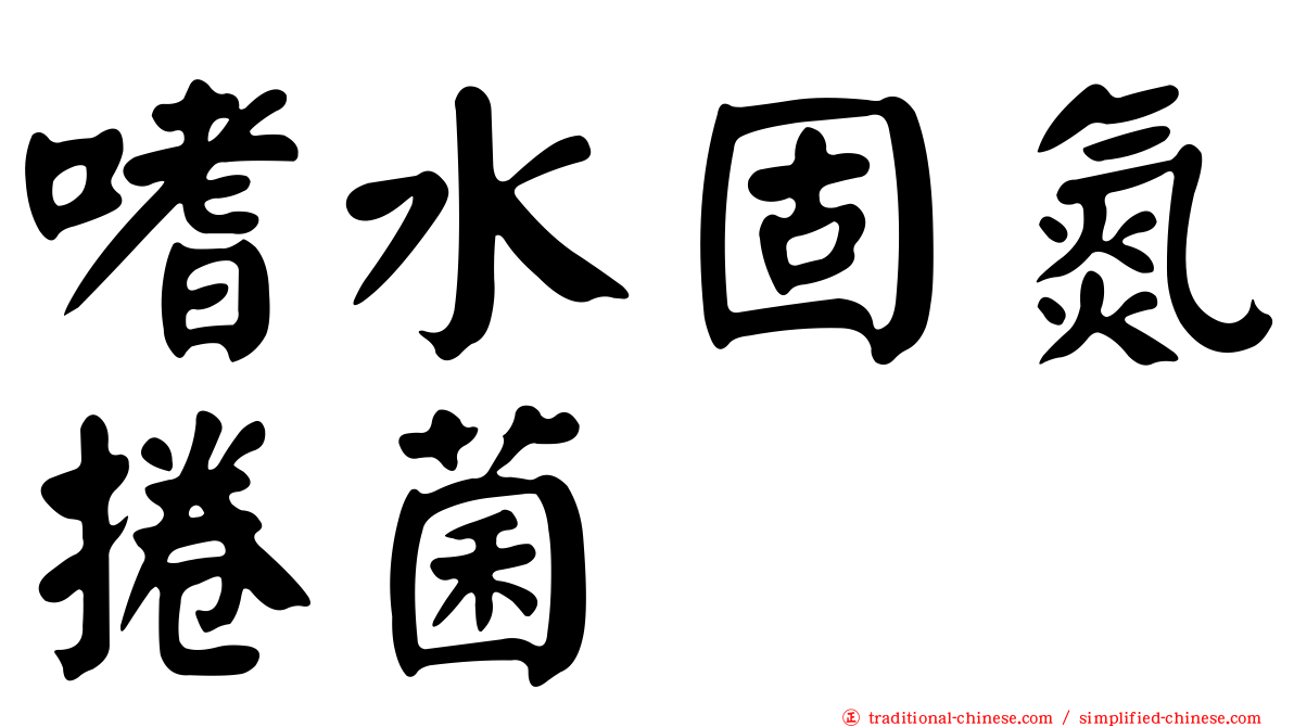 嗜水固氮捲菌
