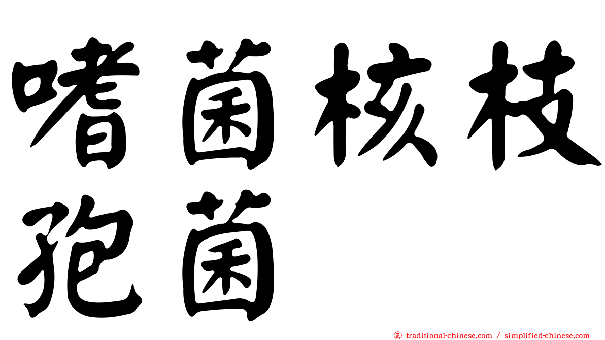 嗜菌核枝孢菌