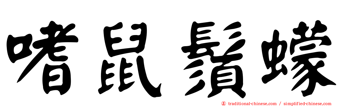 嗜鼠鬚蠓