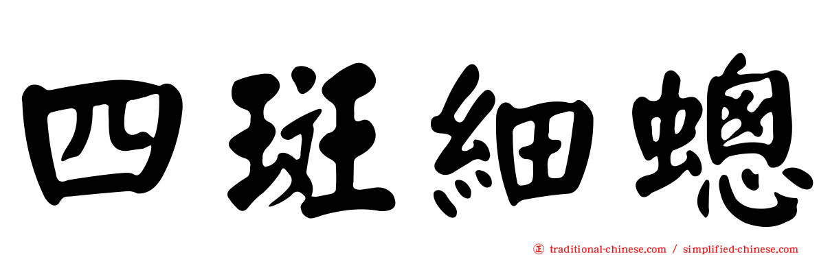 四斑細蟌