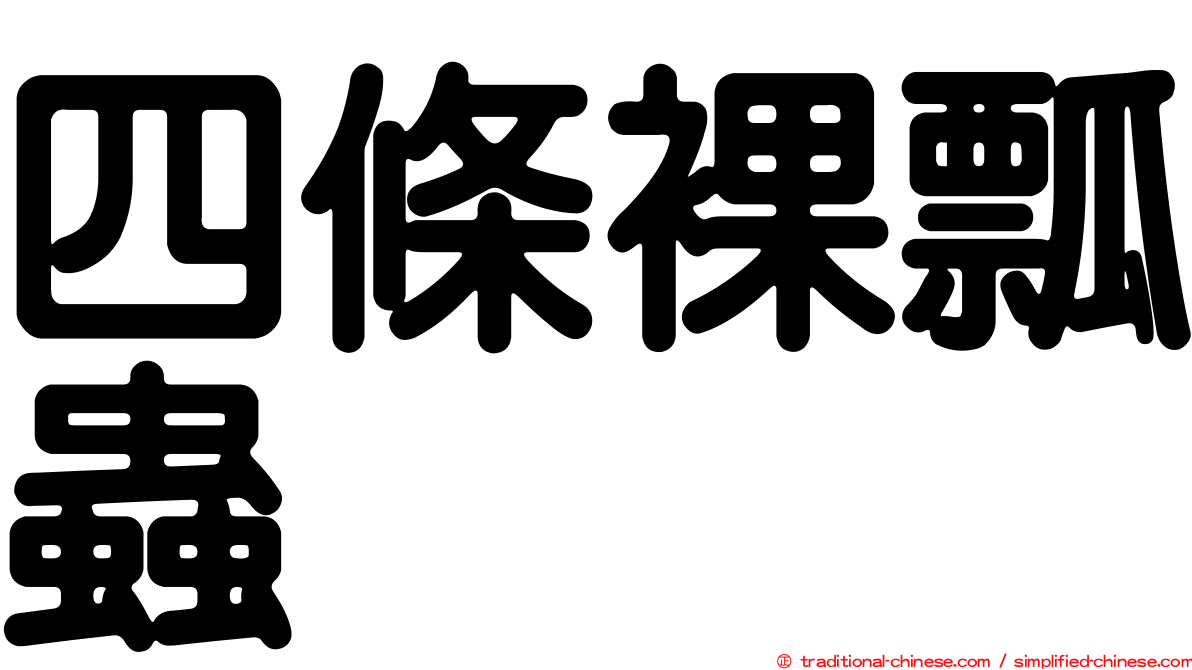 四條裸瓢蟲