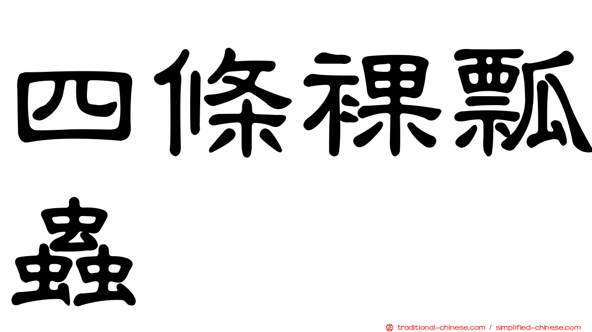 四條裸瓢蟲
