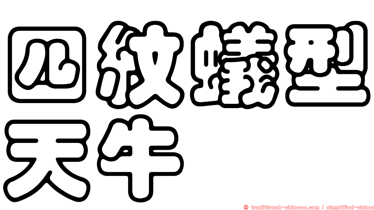 四紋蟻型天牛
