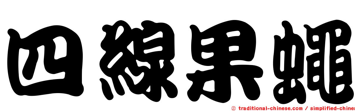 四線果蠅