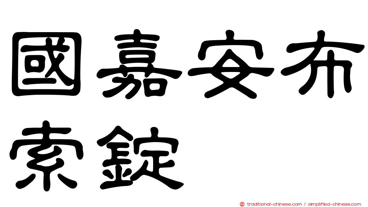 國嘉安布索錠