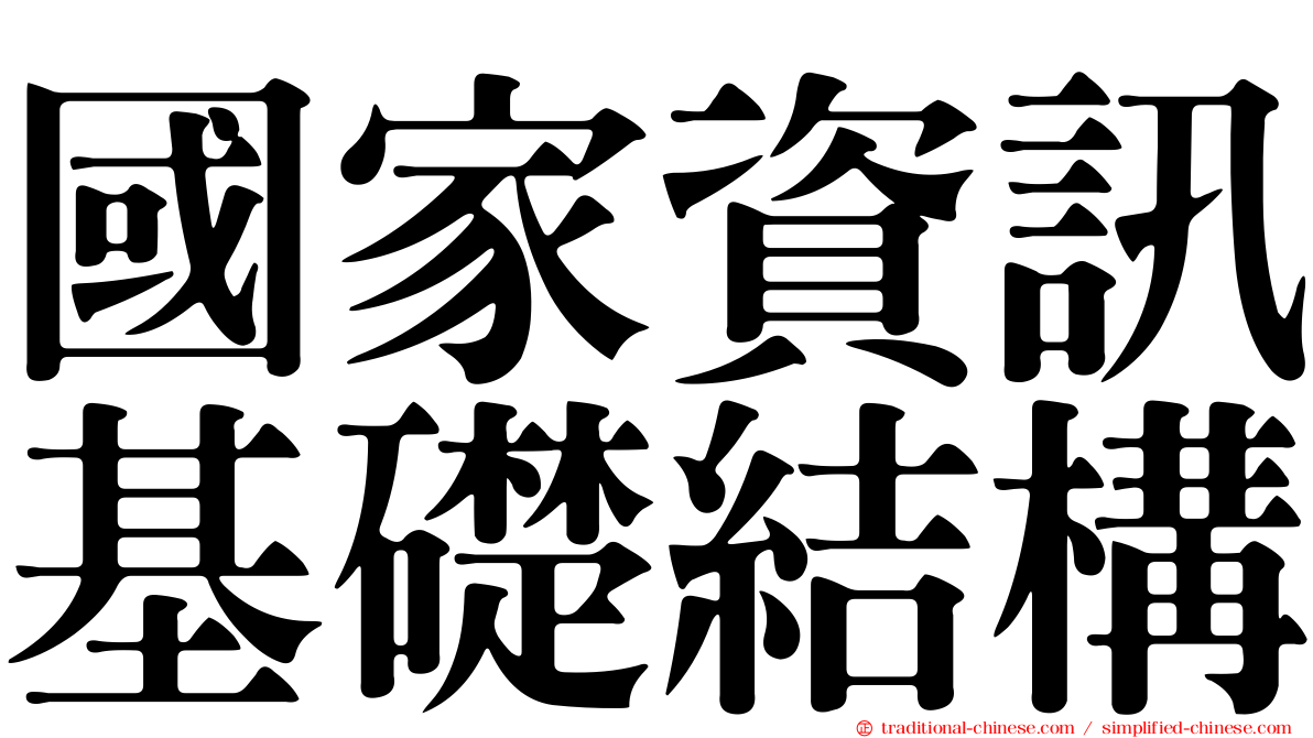 國家資訊基礎結構