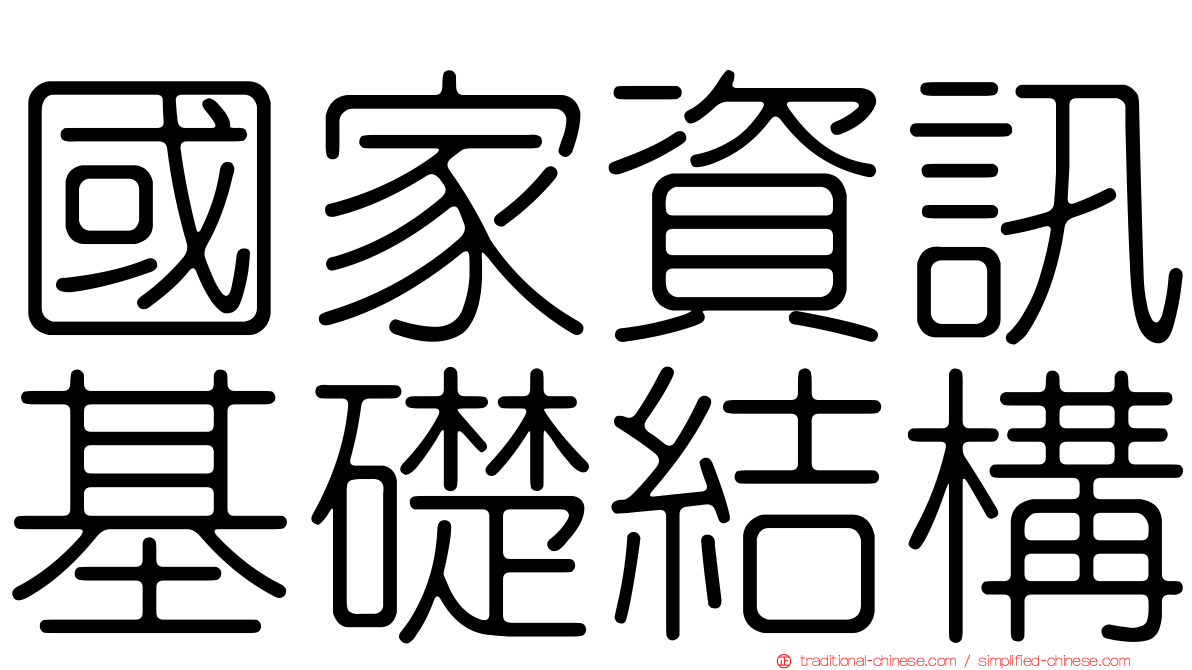 國家資訊基礎結構