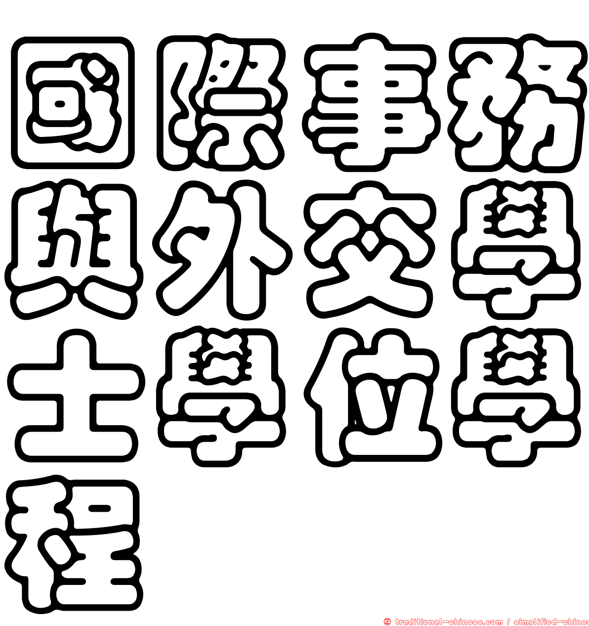 國際事務與外交學士學位學程