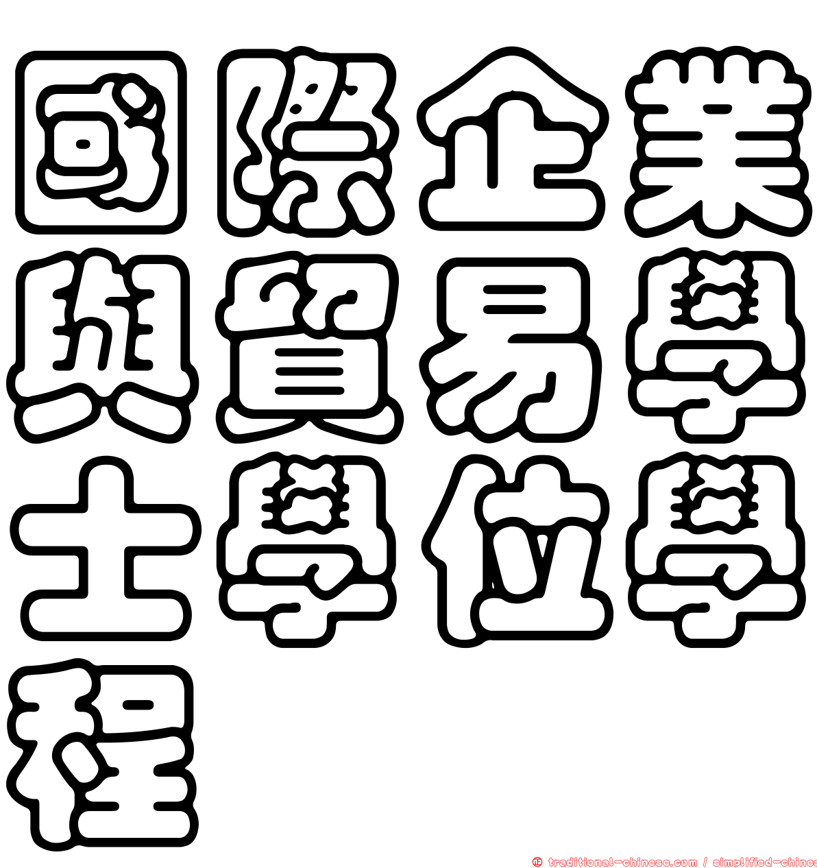 國際企業與貿易學士學位學程