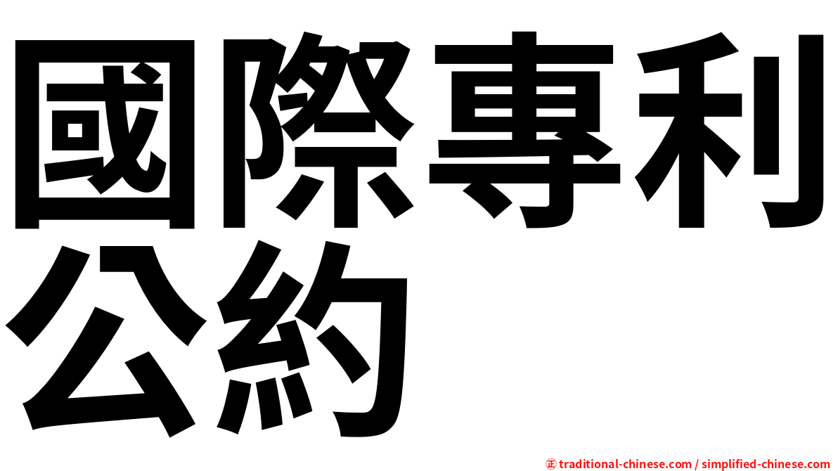 國際專利公約