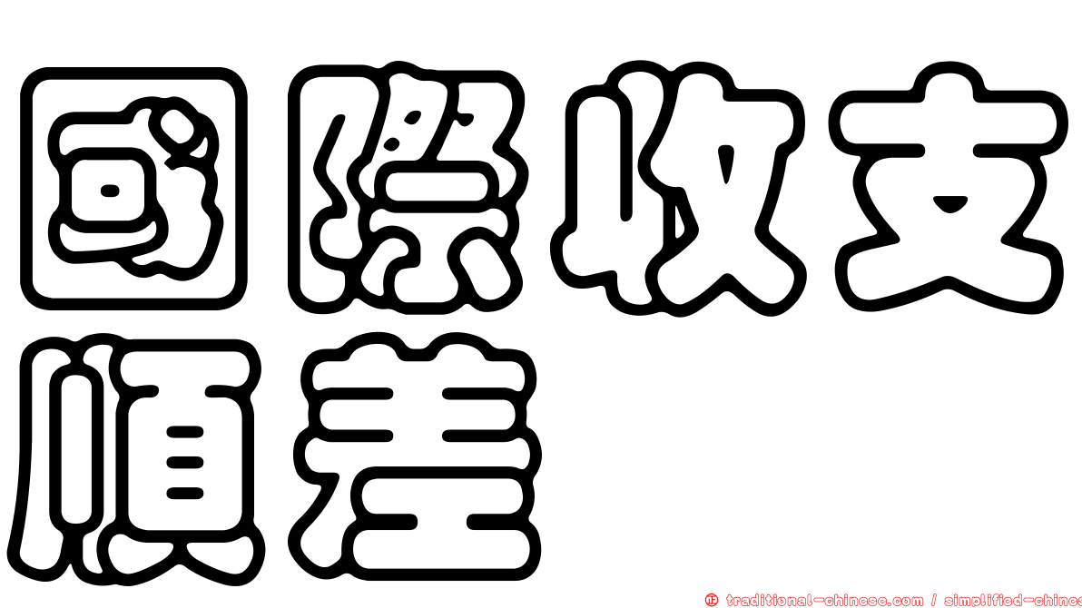 國際收支順差