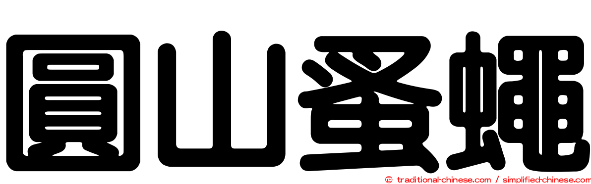 圓山蚤蠅