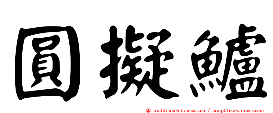 圓擬鱸