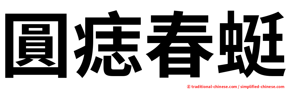 圓痣春蜓