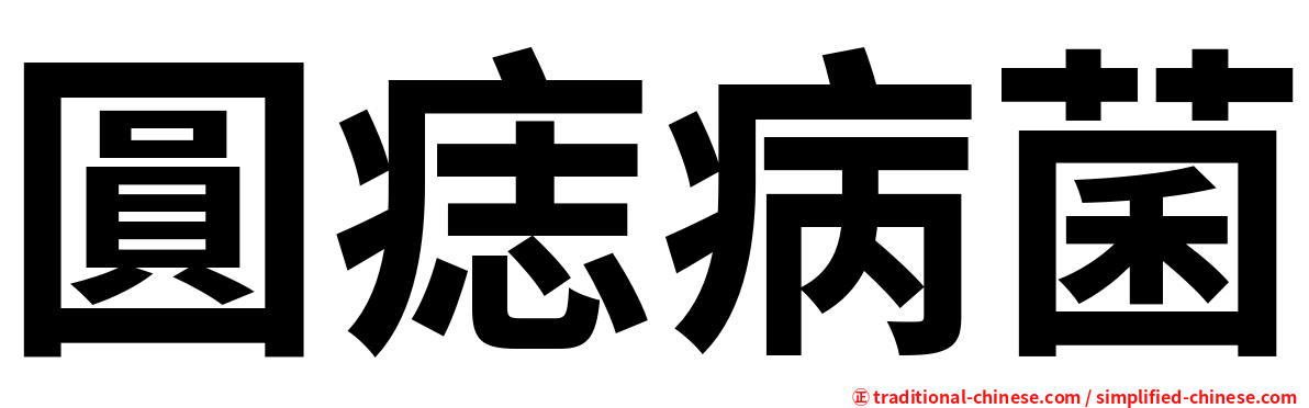 圓痣病菌