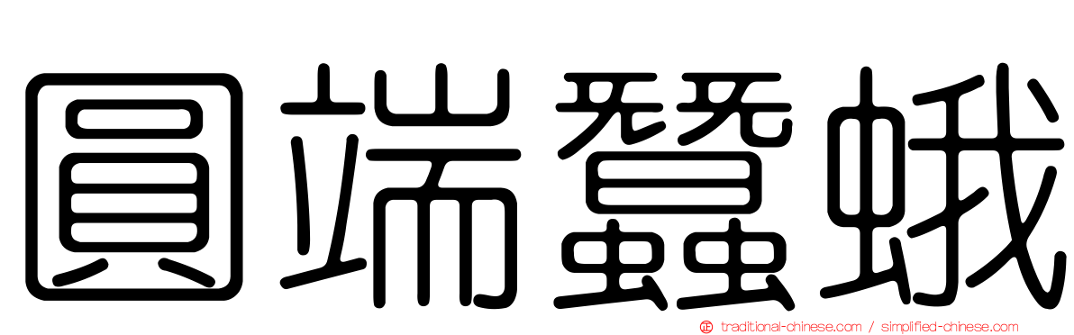 圓端蠶蛾