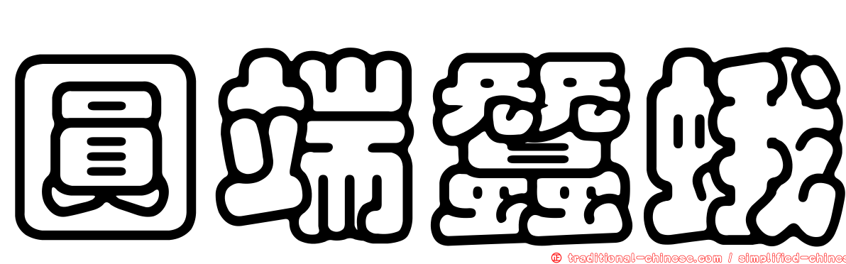 圓端蠶蛾