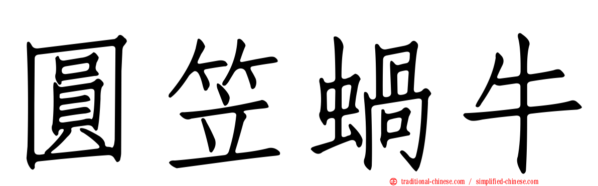 圓笠蝸牛