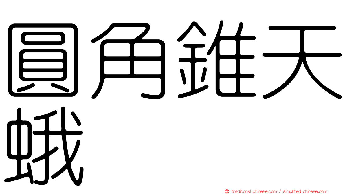 圓角錐天蛾