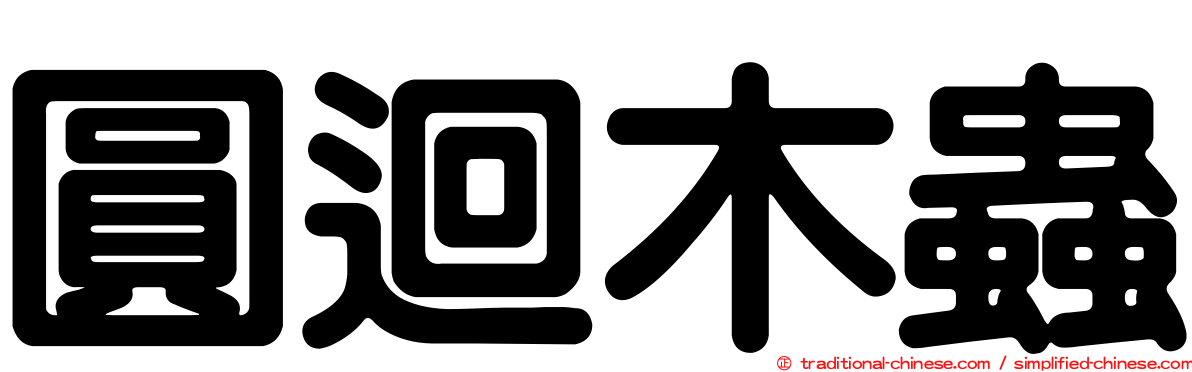 圓迴木蟲