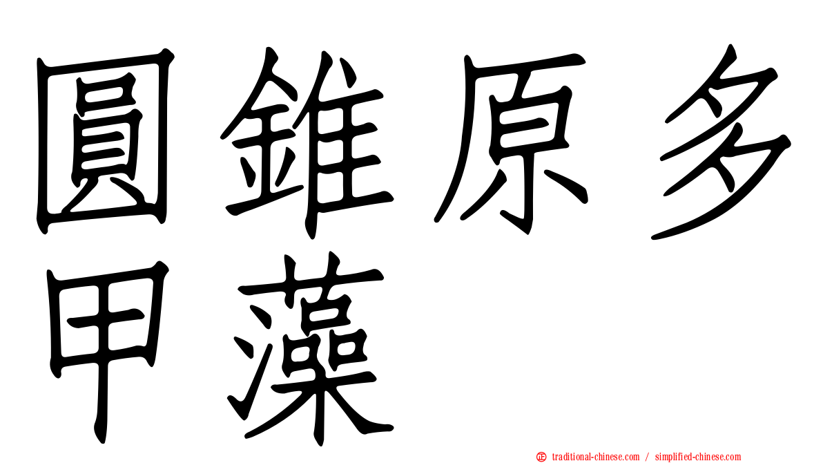 圓錐原多甲藻