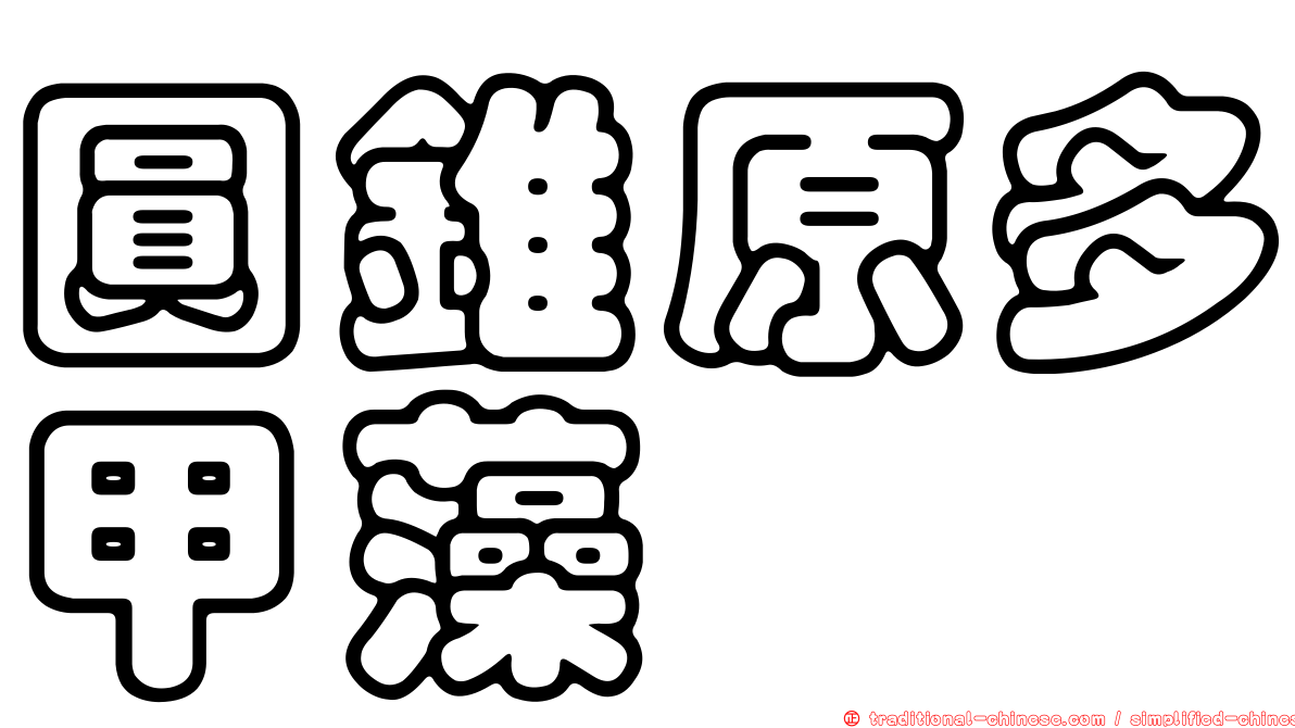 圓錐原多甲藻