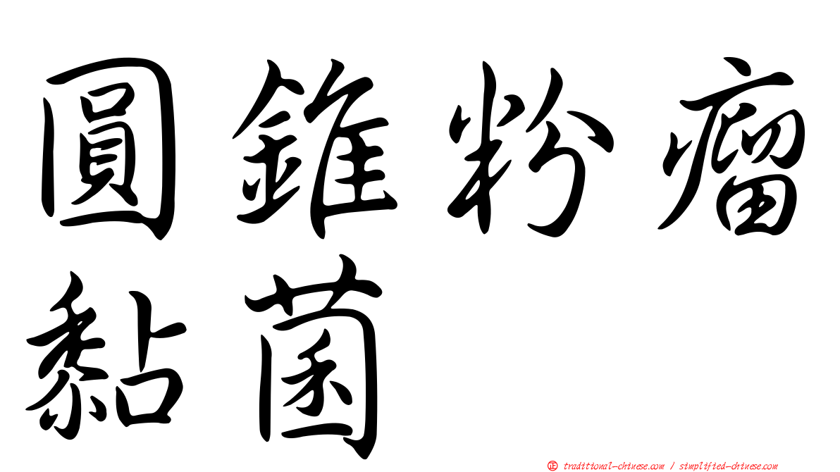圓錐粉瘤黏菌
