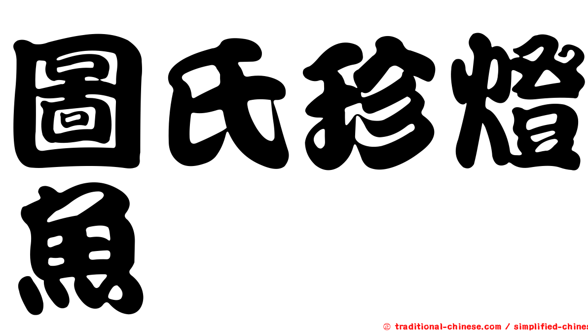圖氏珍燈魚