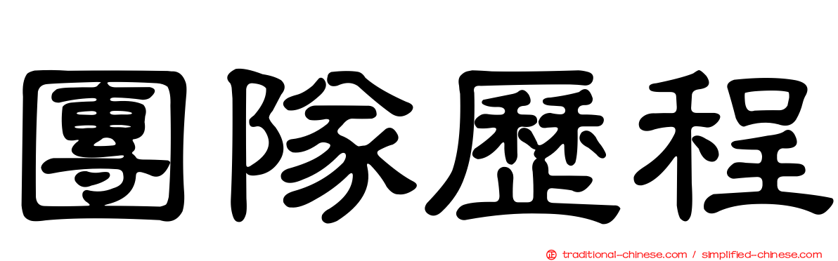 團隊歷程