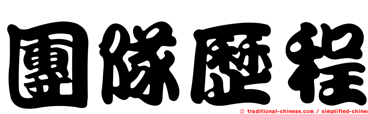 團隊歷程