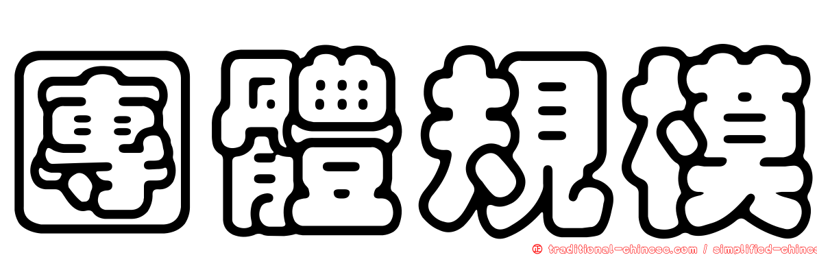 團體規模
