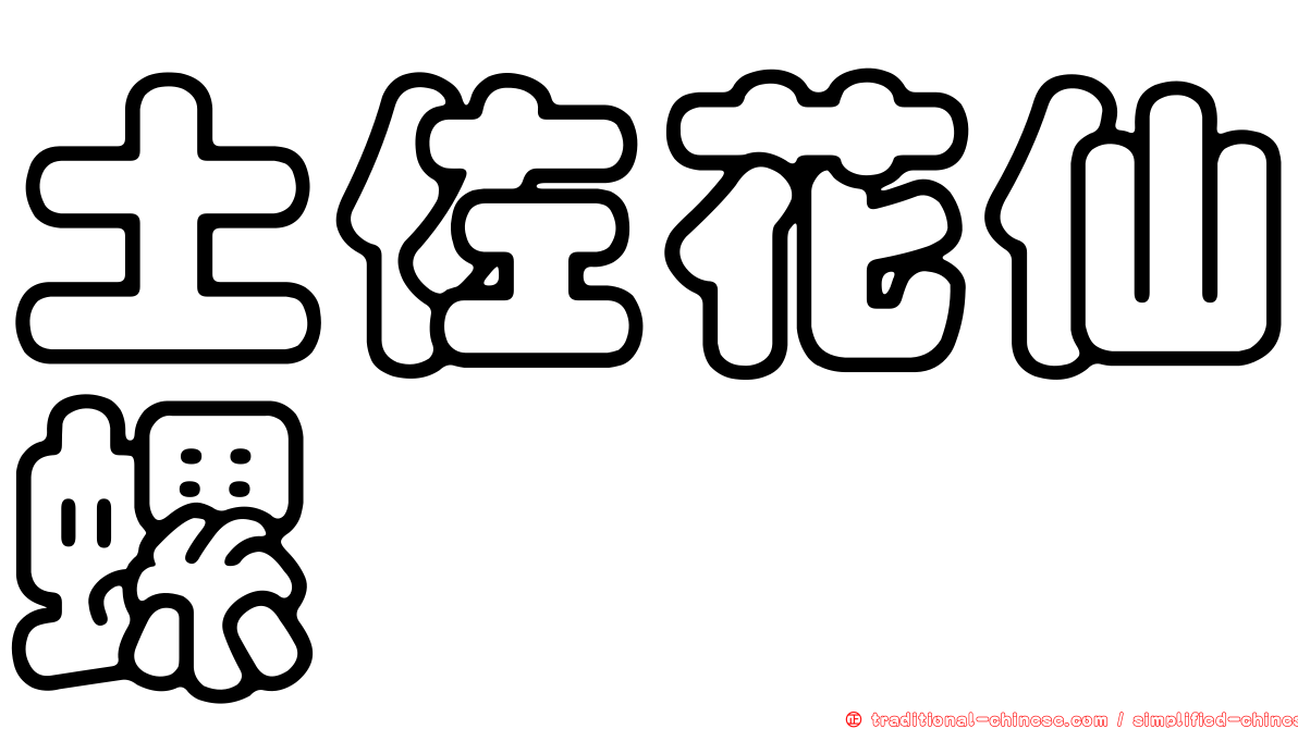 土佐花仙螺