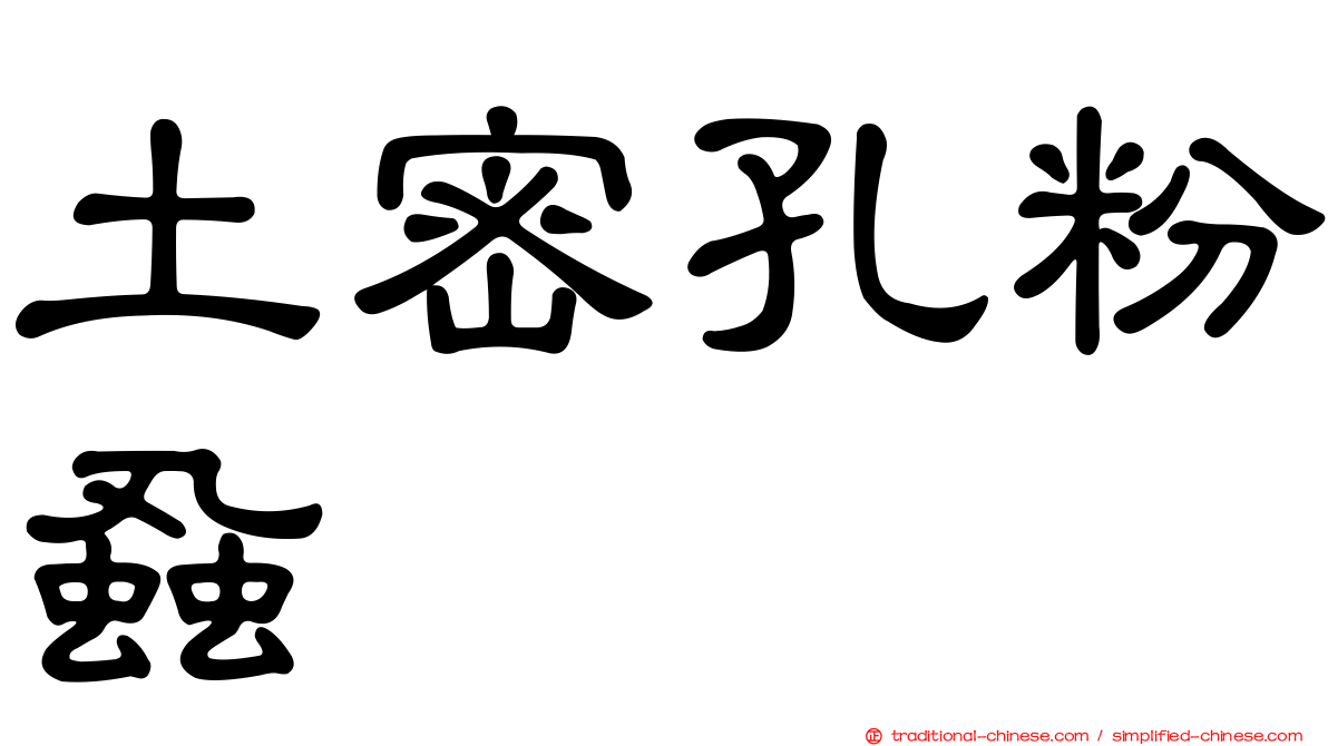 土密孔粉蝨
