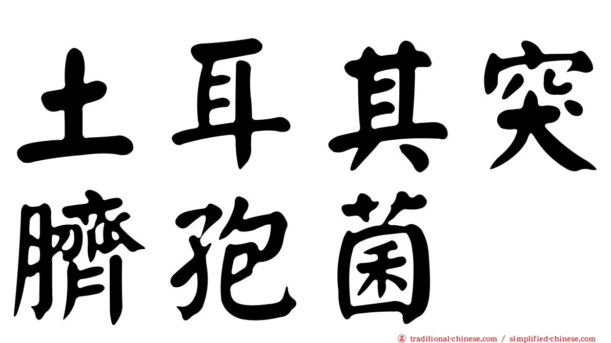 土耳其突臍孢菌