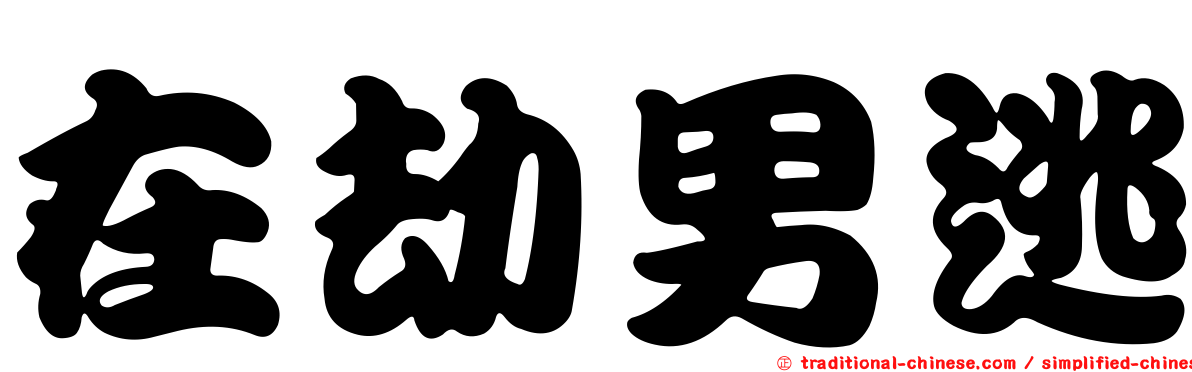 在劫男逃