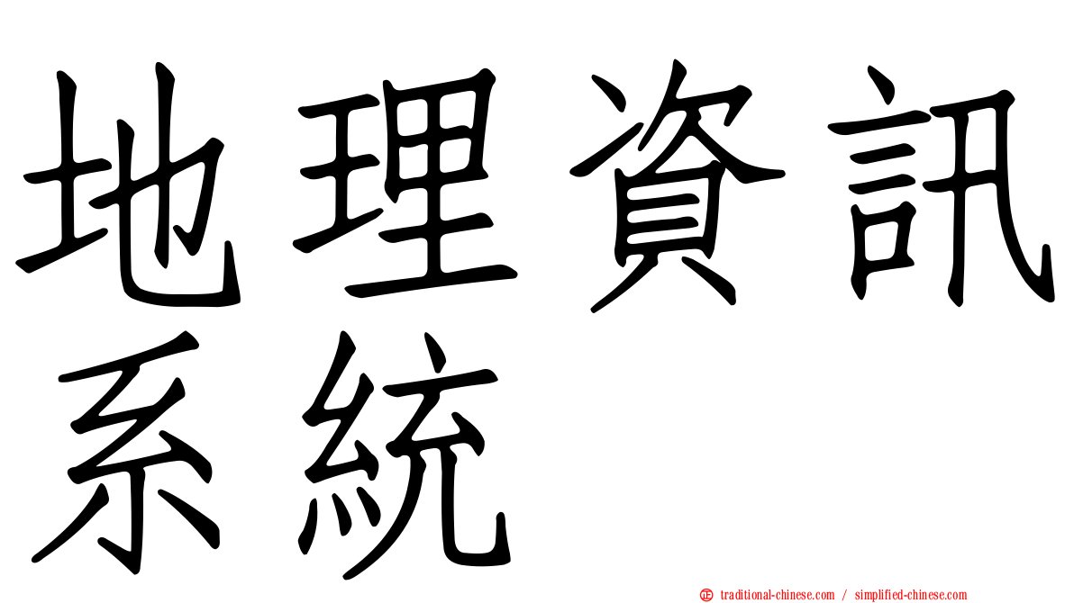 地理資訊系統