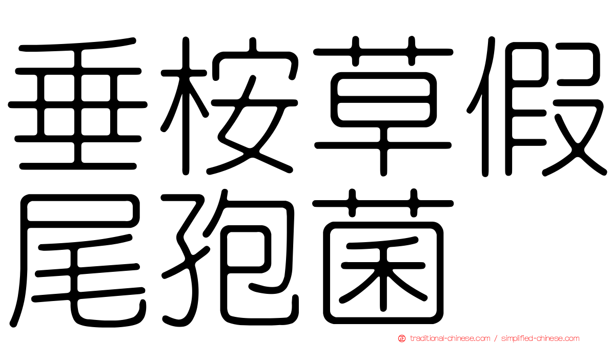 垂桉草假尾孢菌