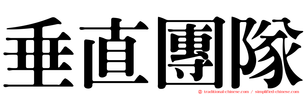 垂直團隊