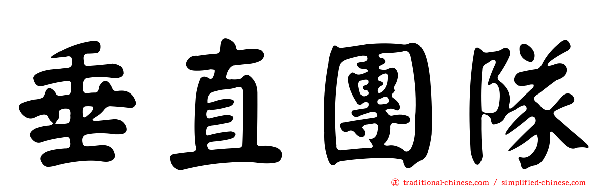 垂直團隊