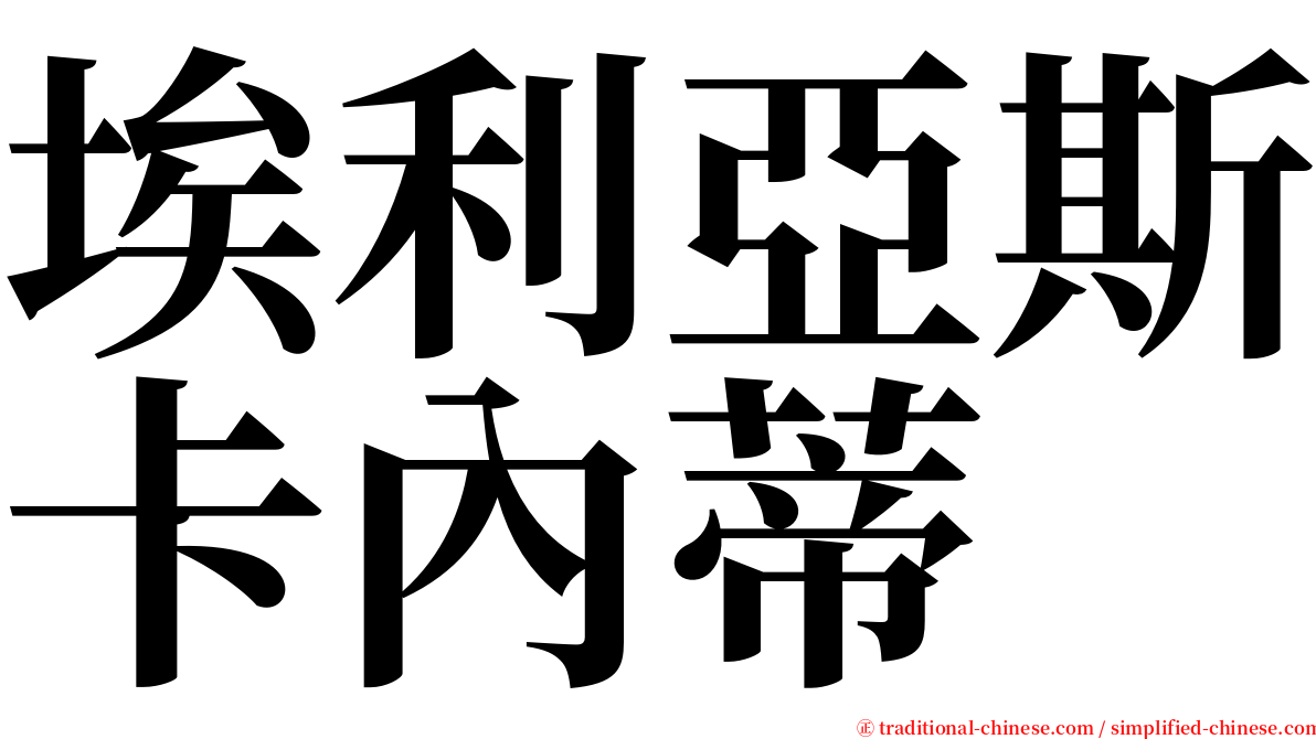 埃利亞斯卡內蒂 serif font