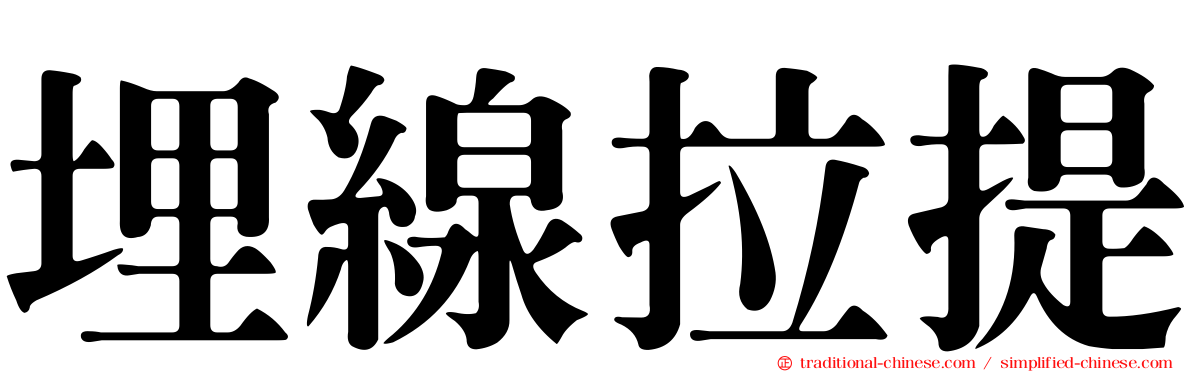 埋線拉提