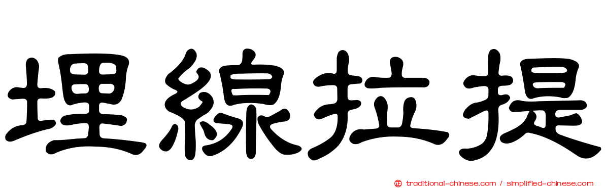 埋線拉提