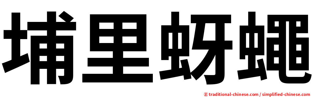 埔里蚜蠅