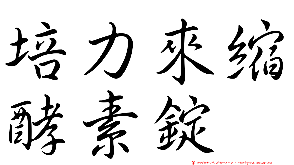 培力來縮酵素錠